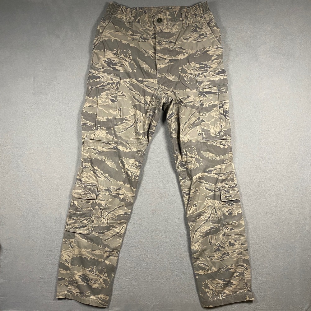 Propper Utility Trousers Mens 32 R Gray Digital Camo ABU Air Force Cargo Pants